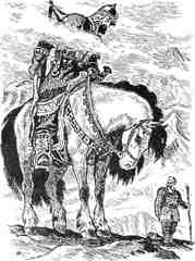 Художник Н. Кочергин &laquo;Святогор и Микула Селянинович&raquo;. 